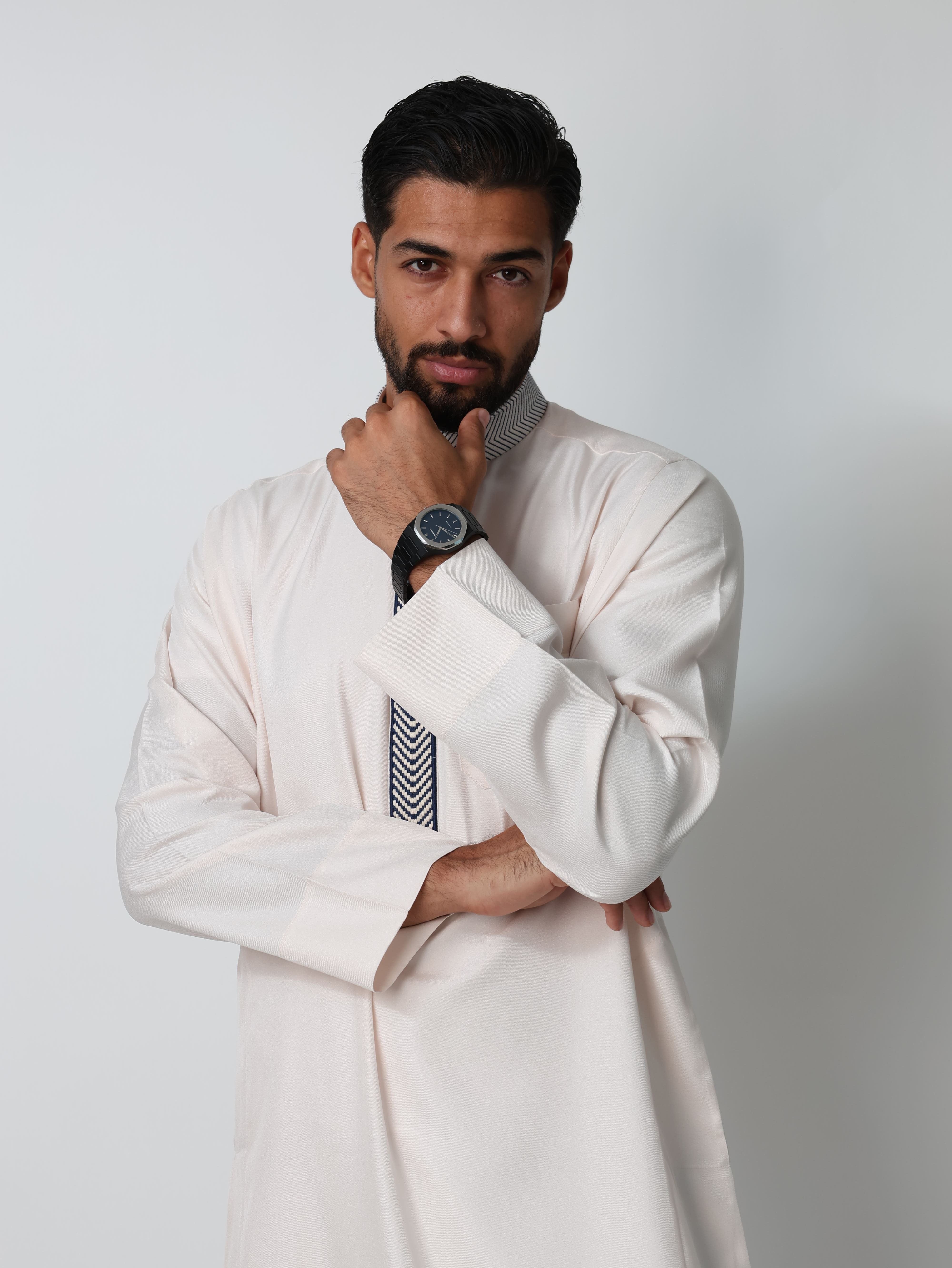 Cream Kuwaiti Kandura image 4