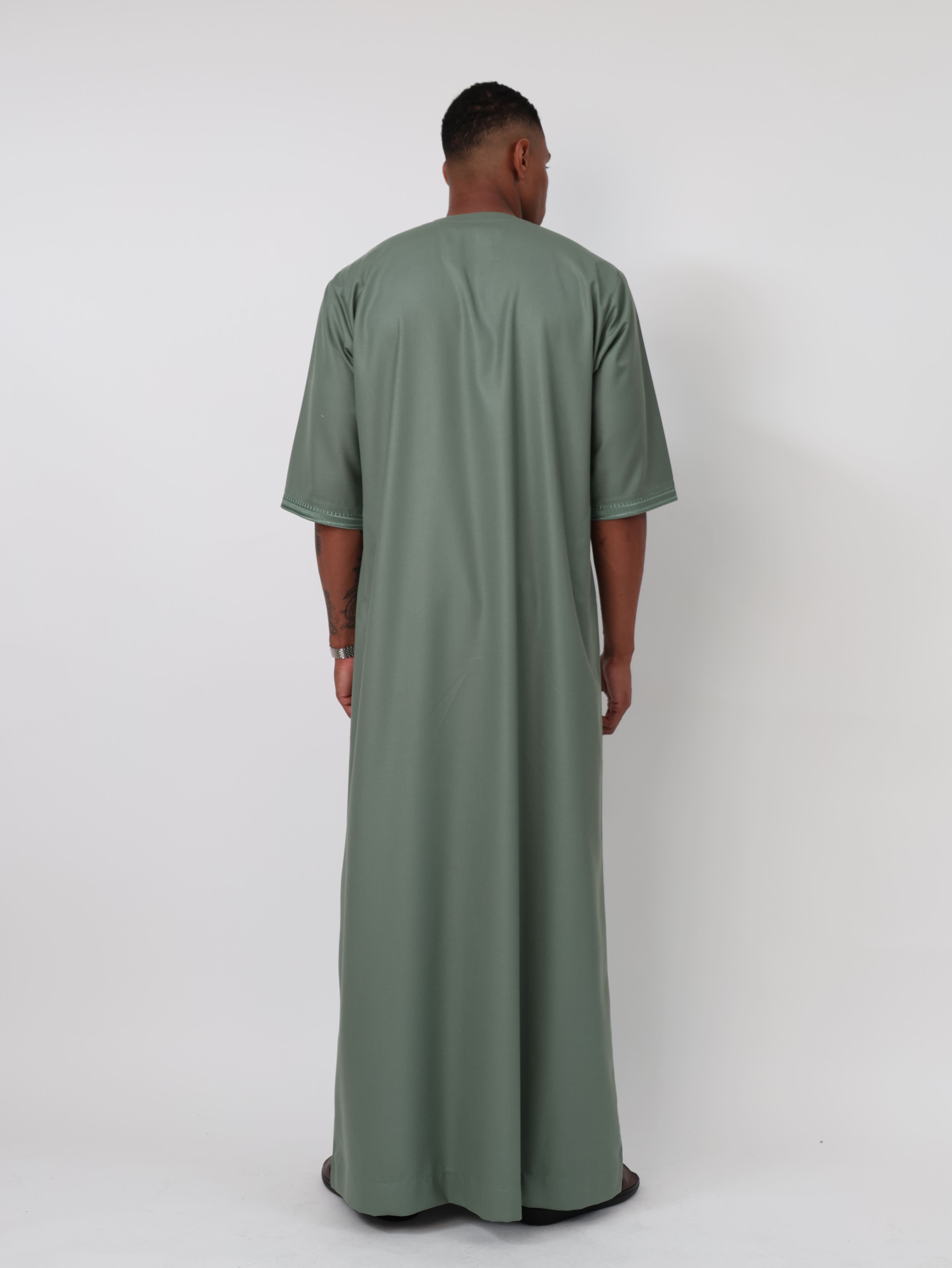 Moroccan Olive Green Thobe image 4