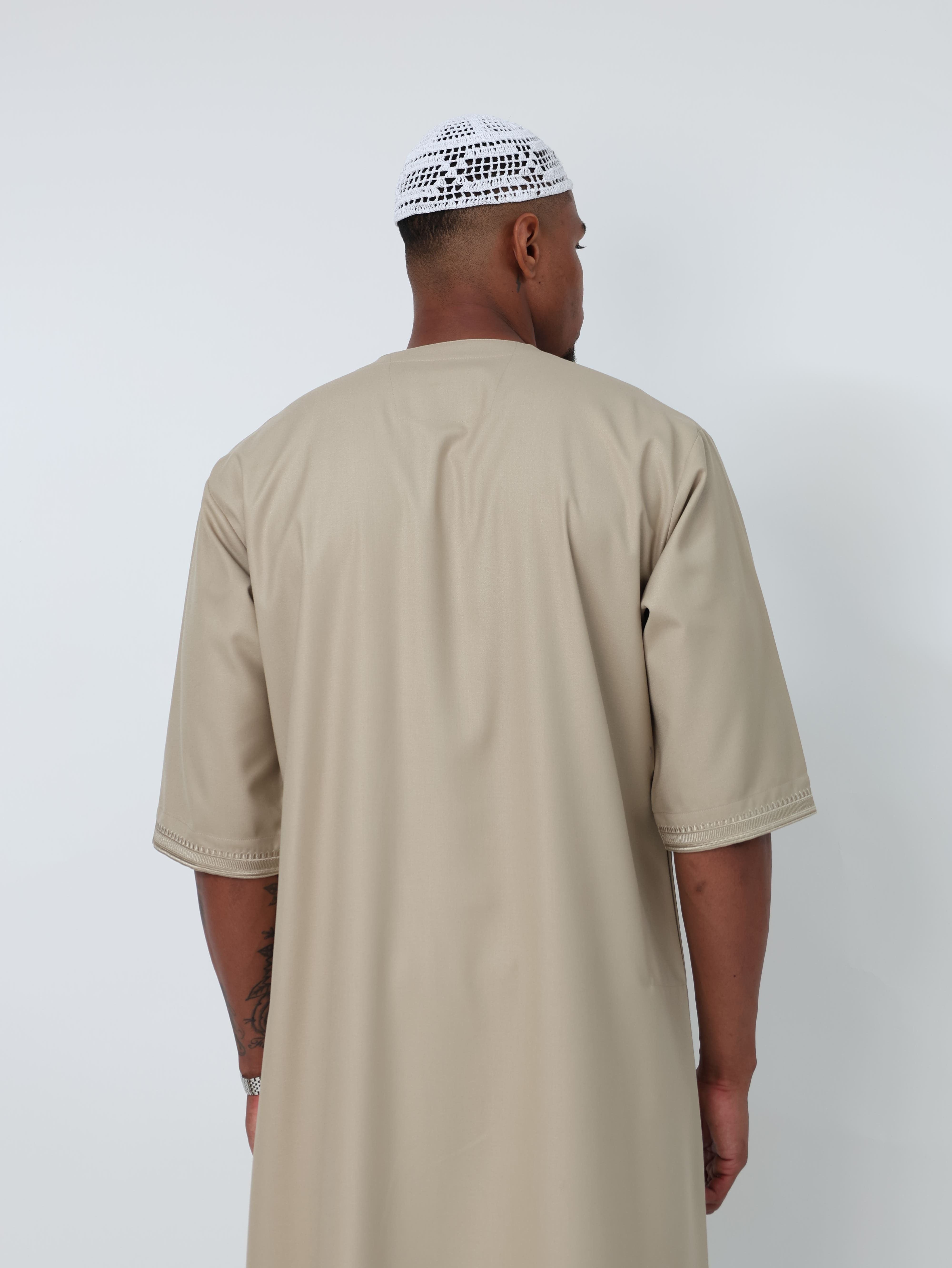 Beige Moroccan Thobe image 3