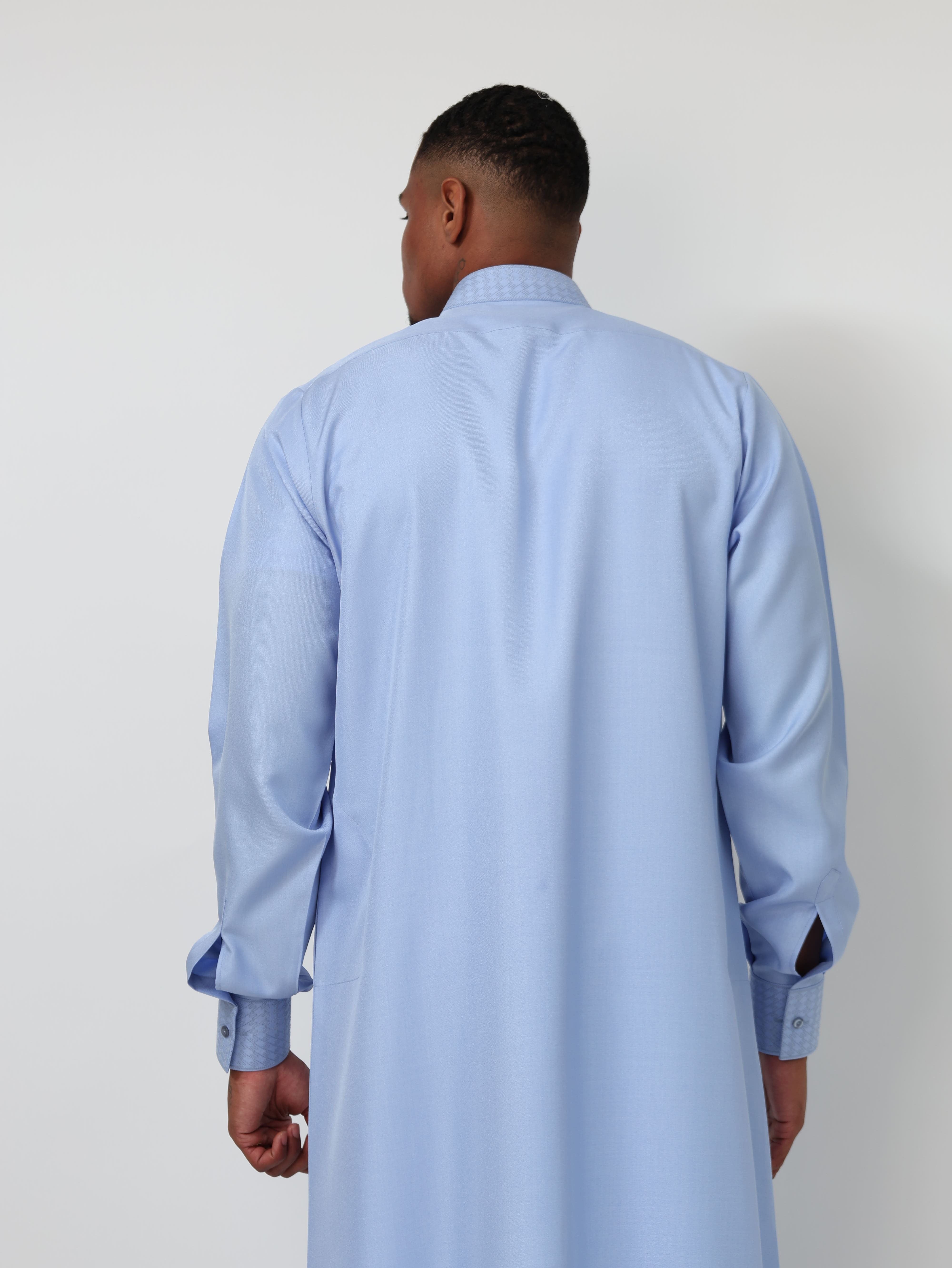 Light Blue Kuwaiti Kandura image 3