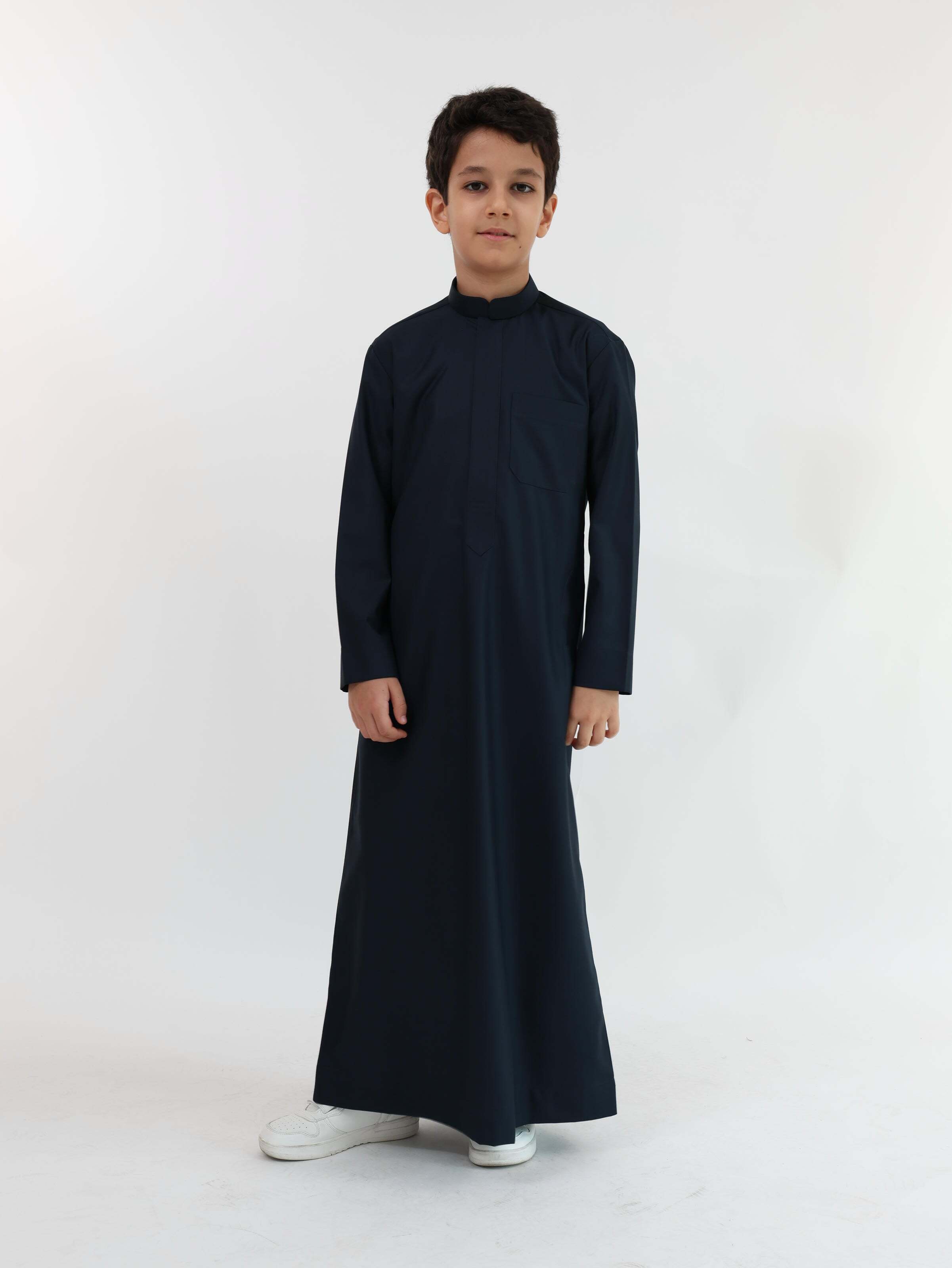 Navy Blue Kuwaiti Kandura image 3