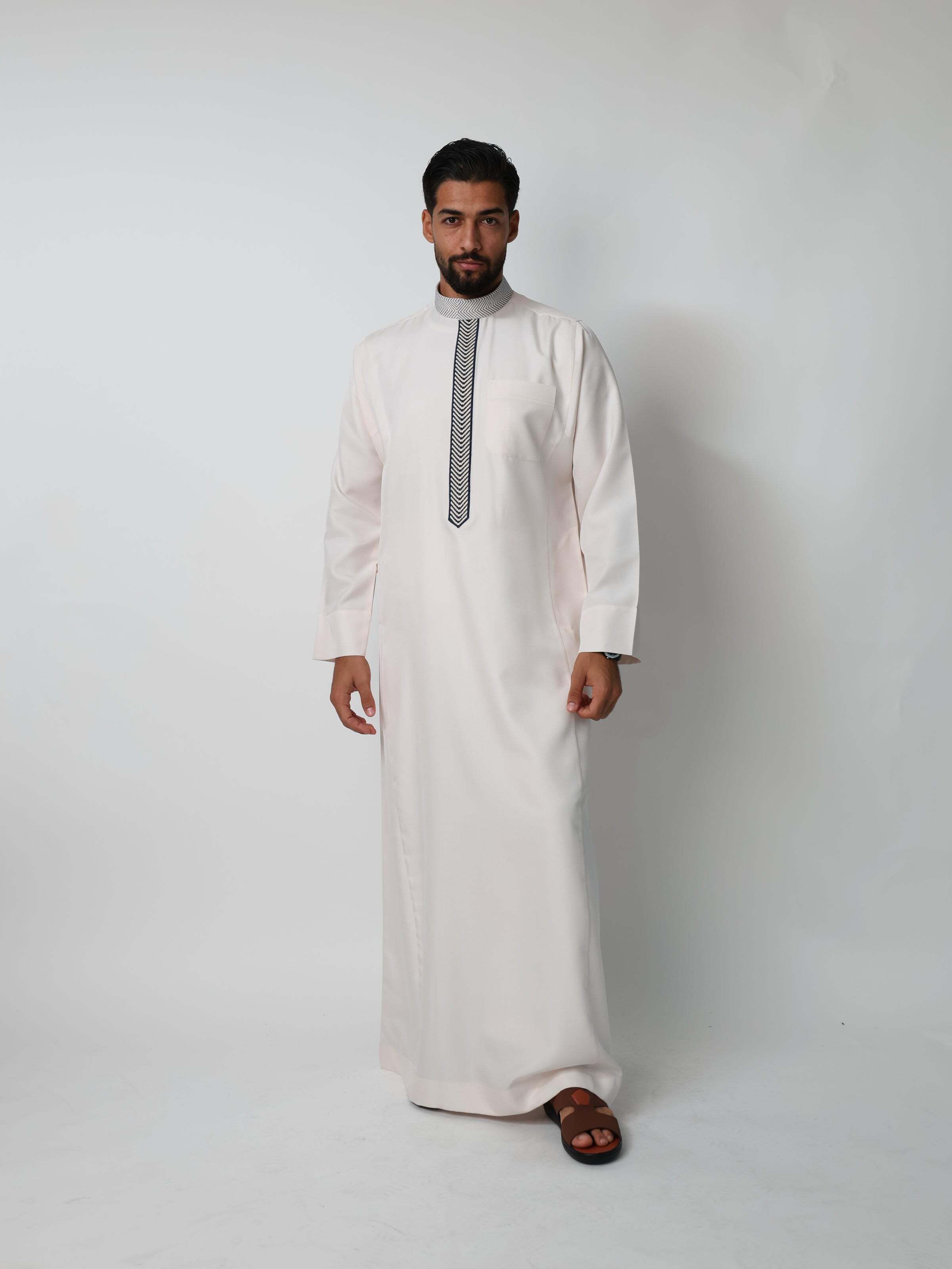 Cream Kuwaiti Kandura image 2