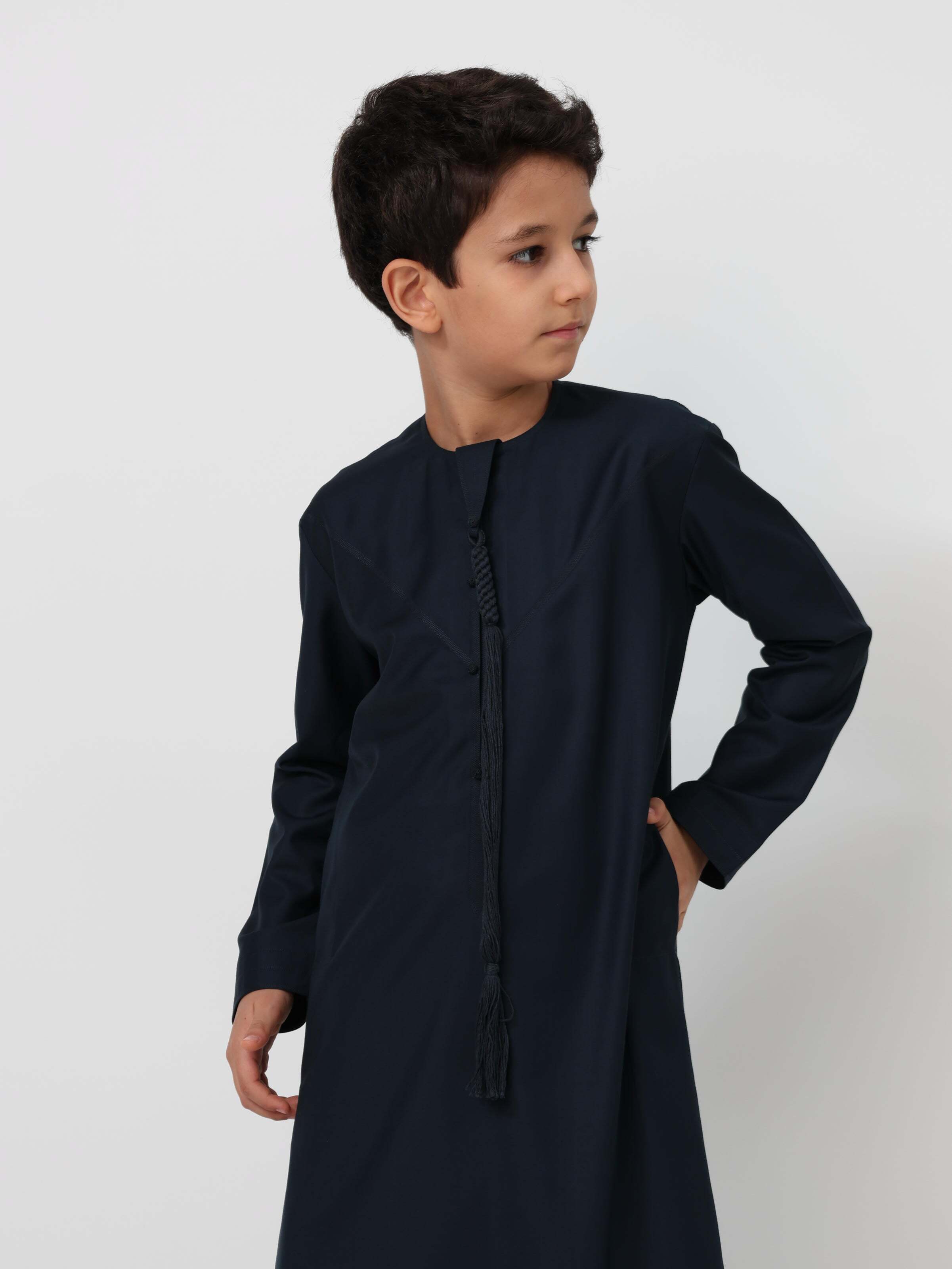 Emirati Kandura Navy Blue image 4