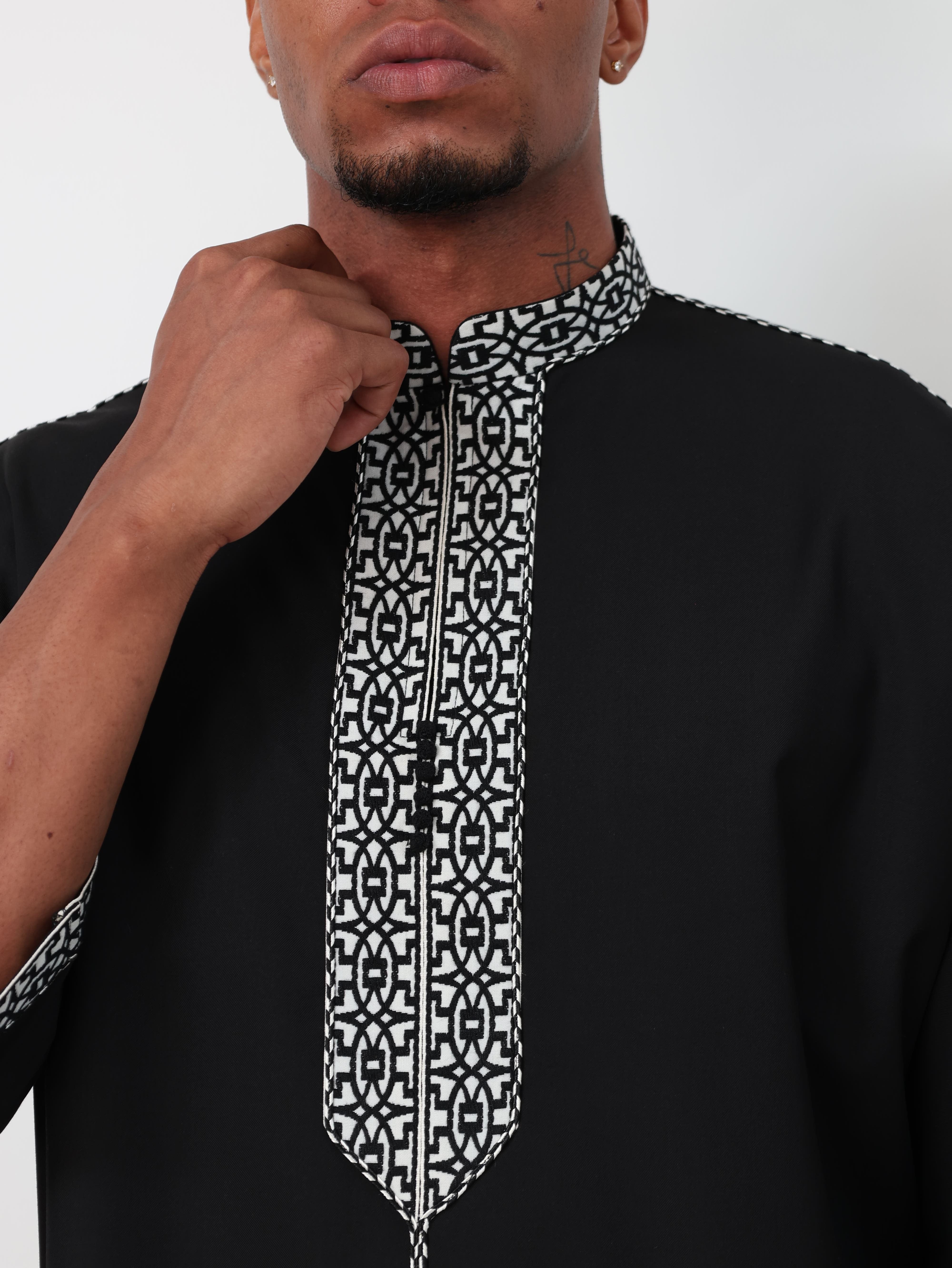 Onyx Moroccan Thobe image 6