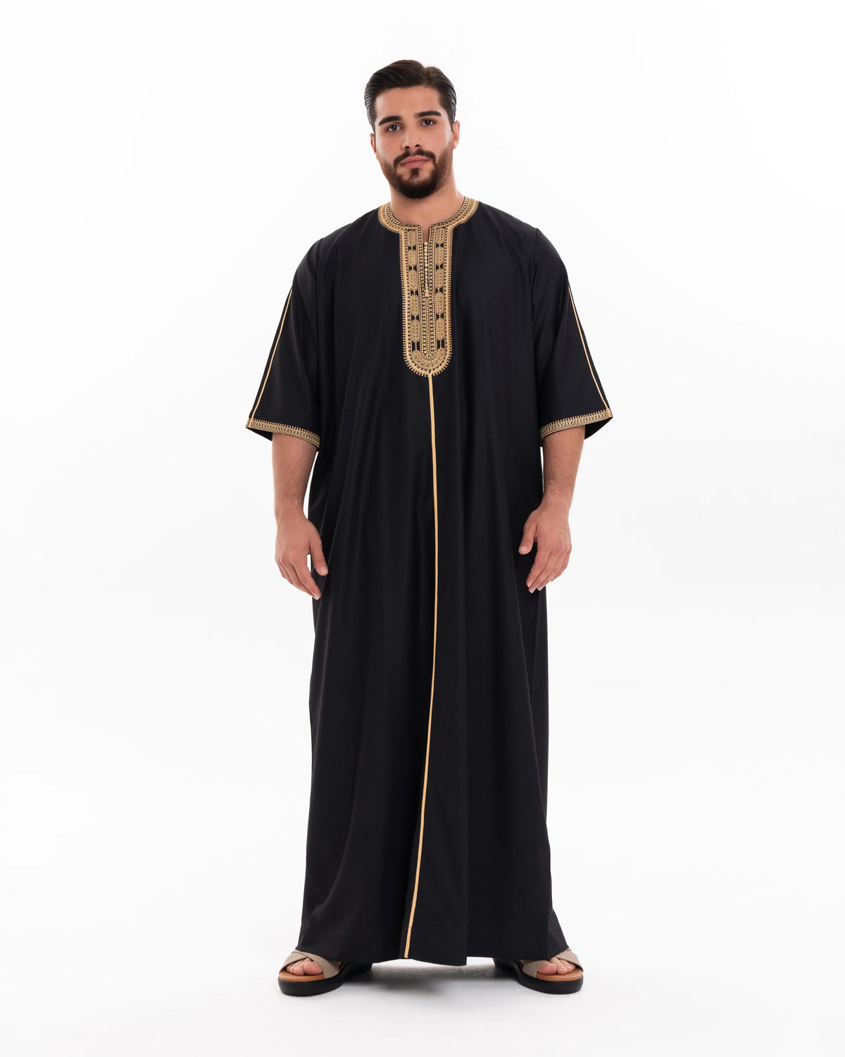 Casablanca Moroccan Thobe Black