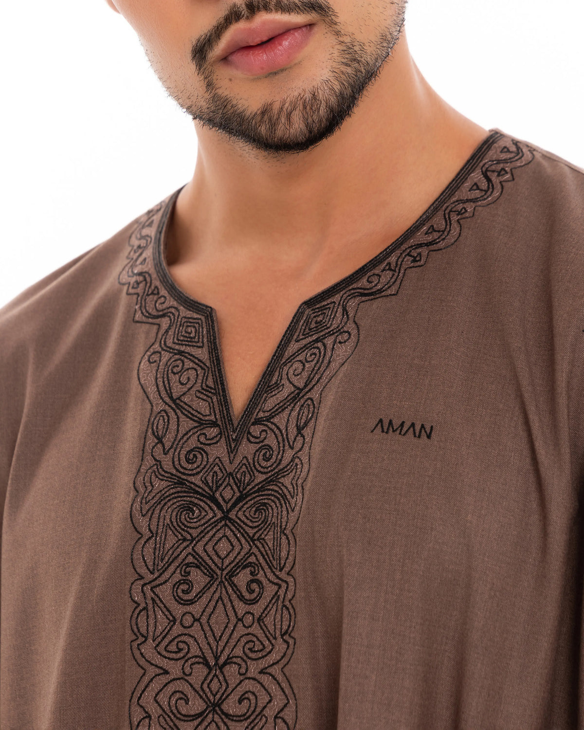 Casablanca Moroccan Thobe Brown