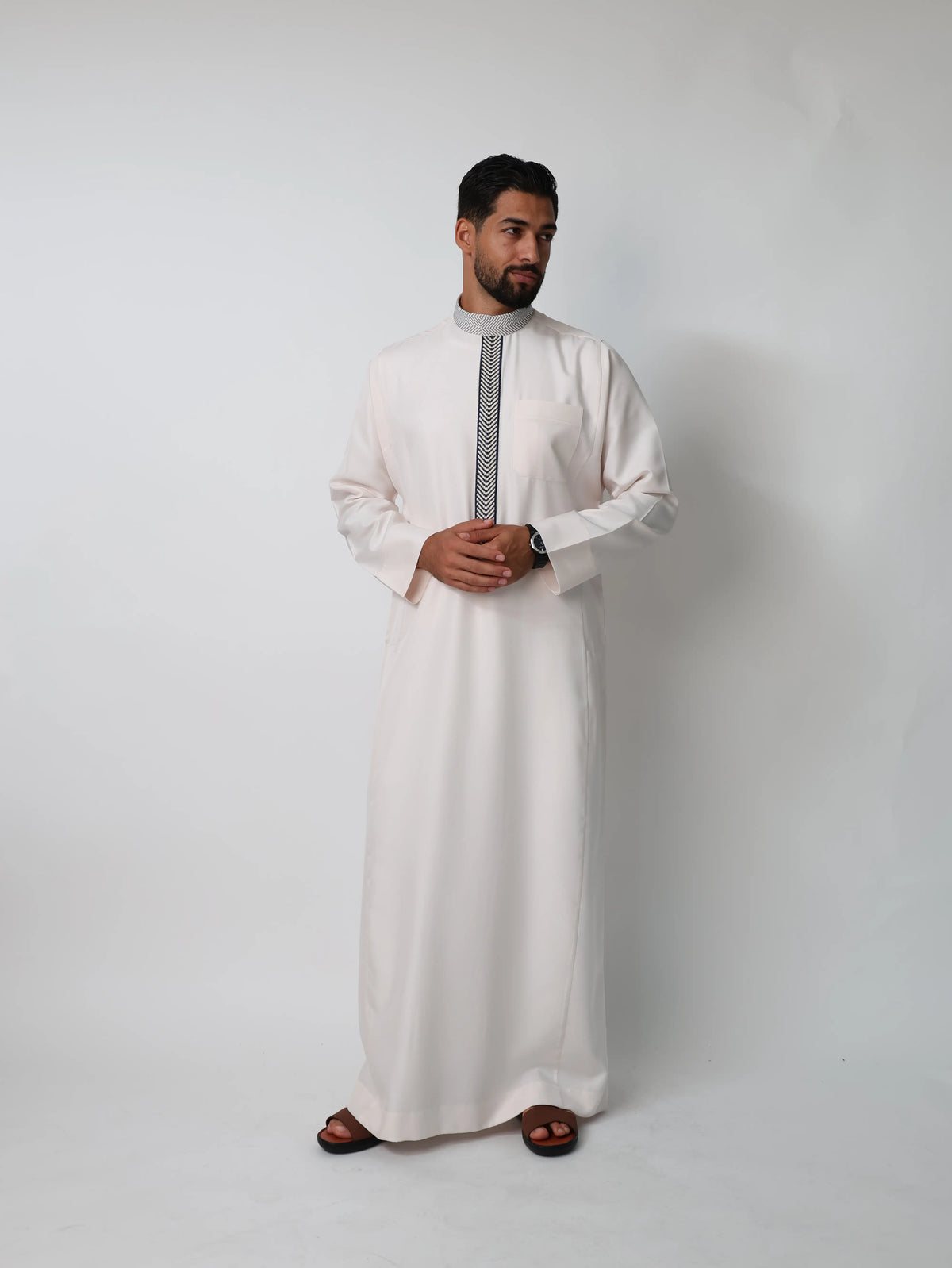 Cream Kuwaiti Kandura