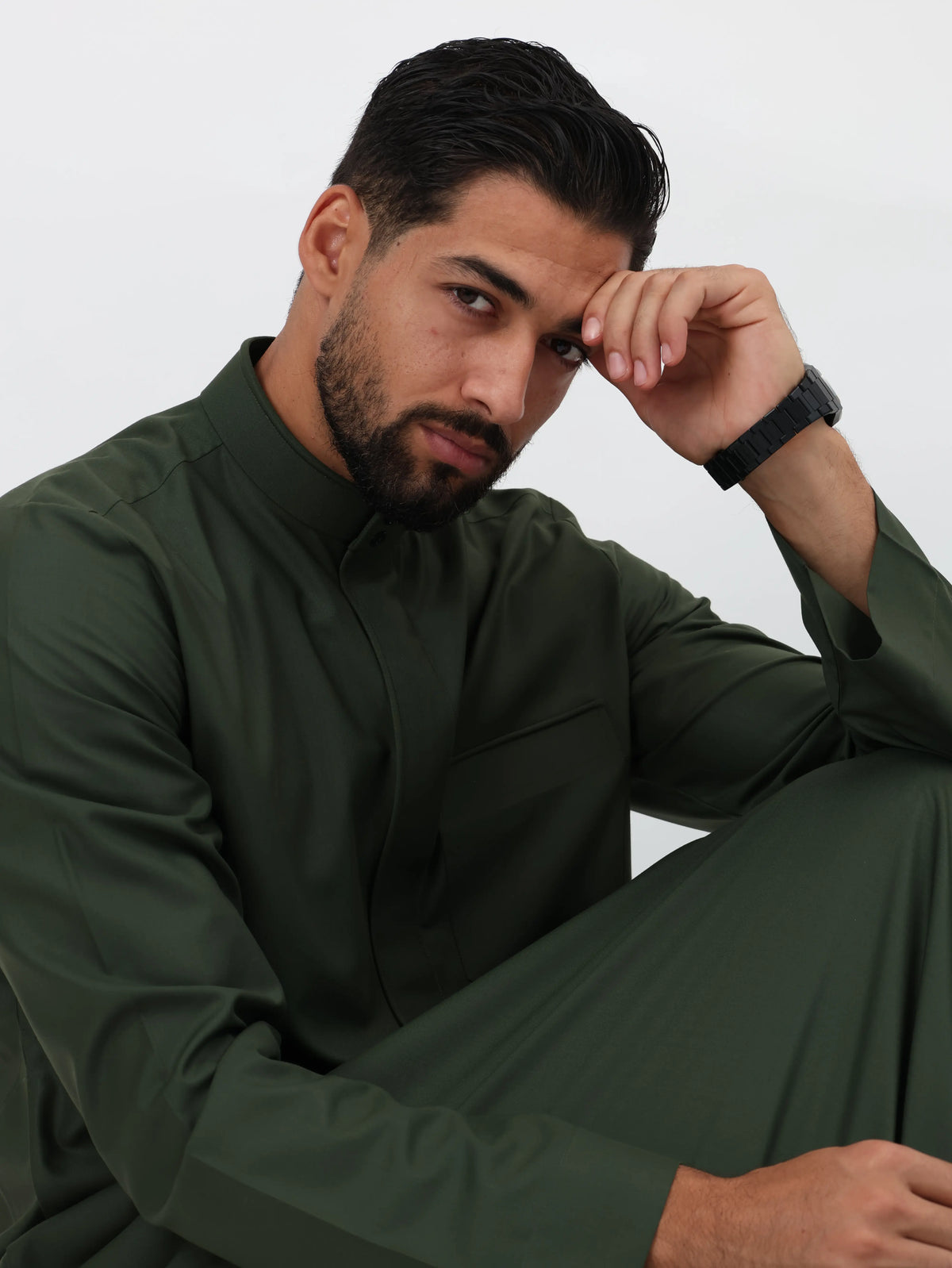 Forest Green Kuwaiti Kandura