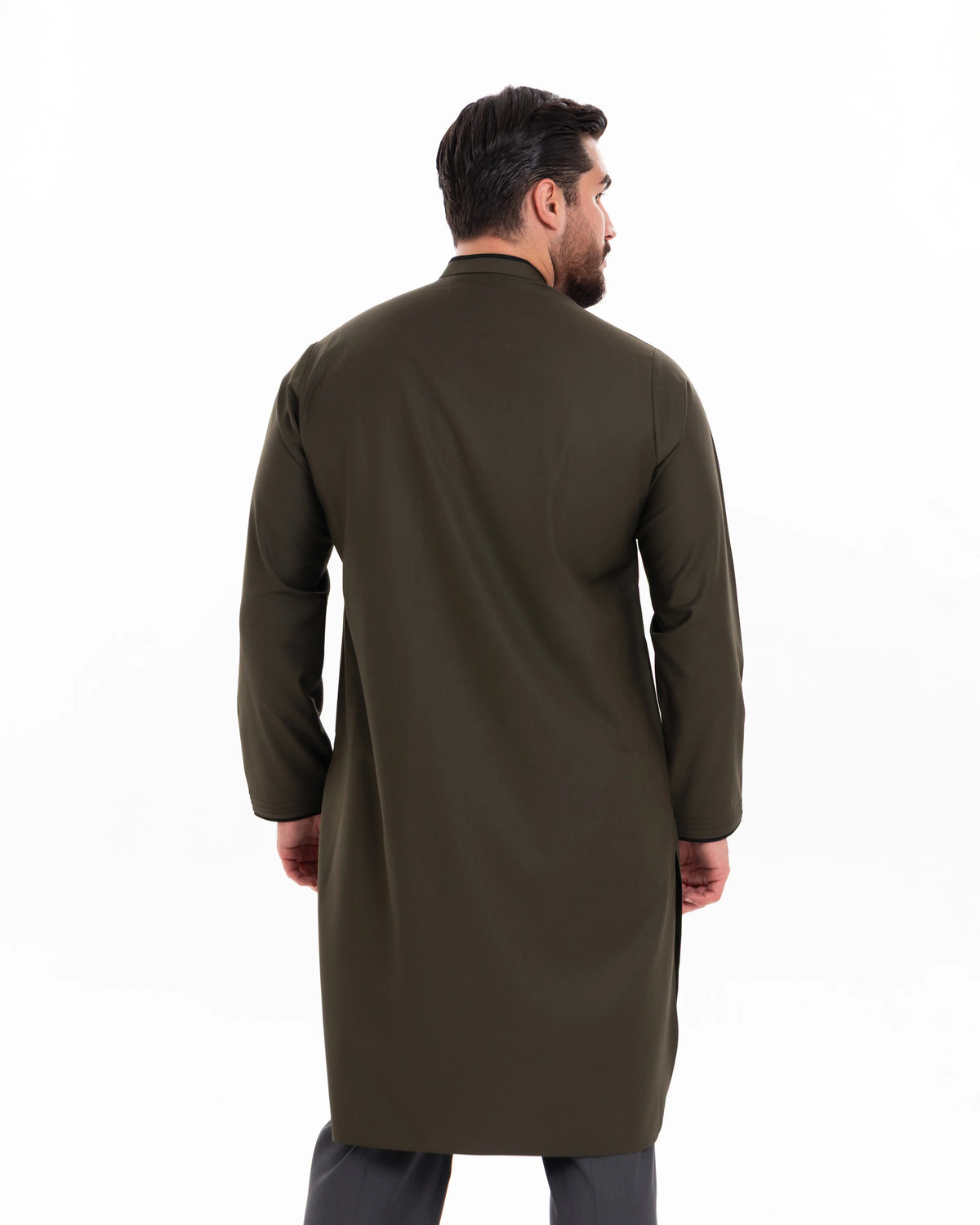 Kurta Piping Model Forest Green