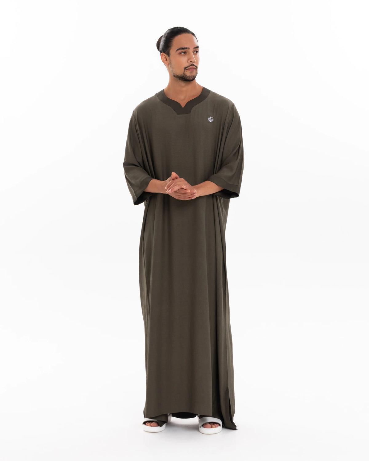 Lape Noum Thobe Olive Green
