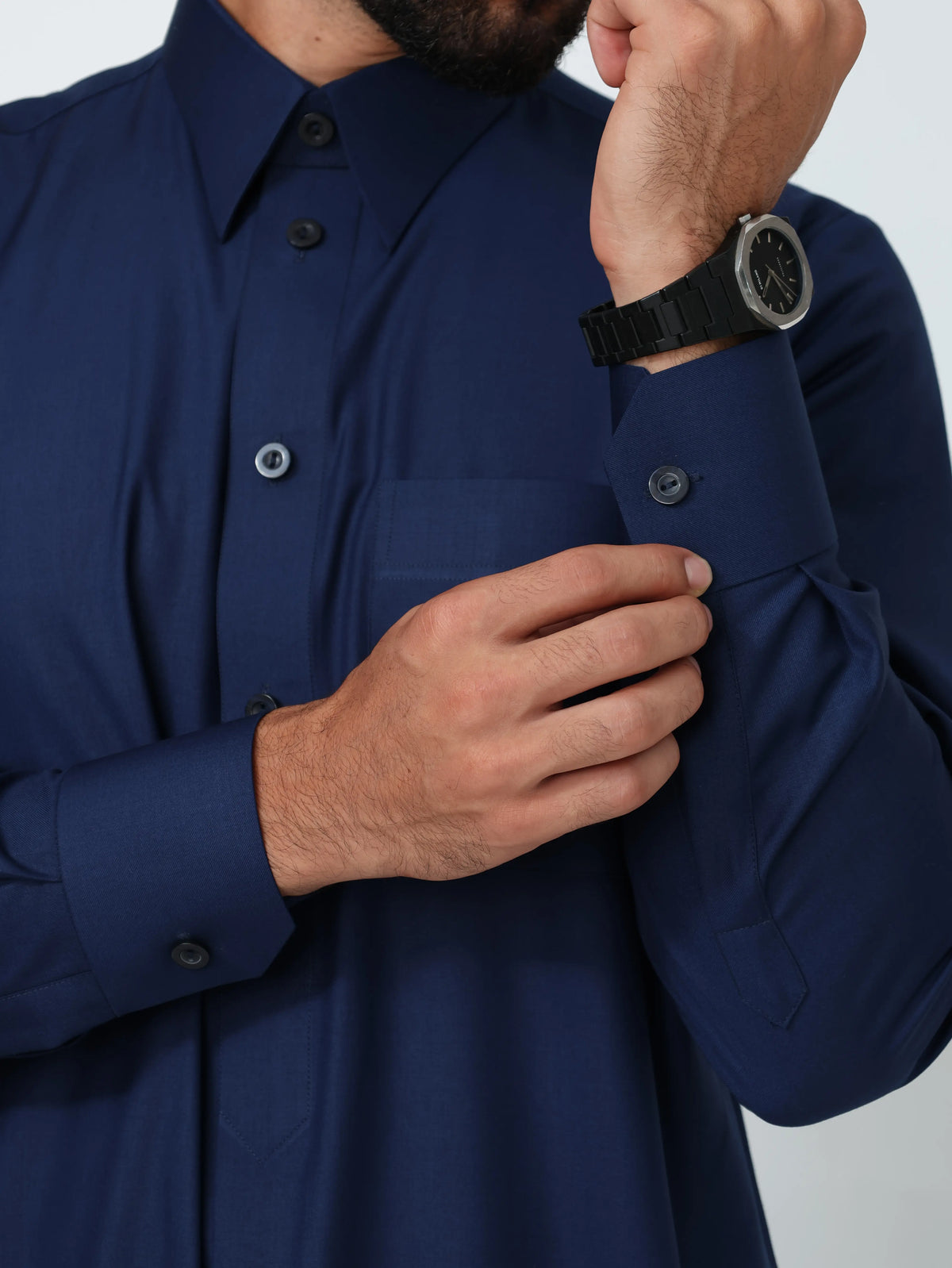 Qatari Kandura Navy Blue