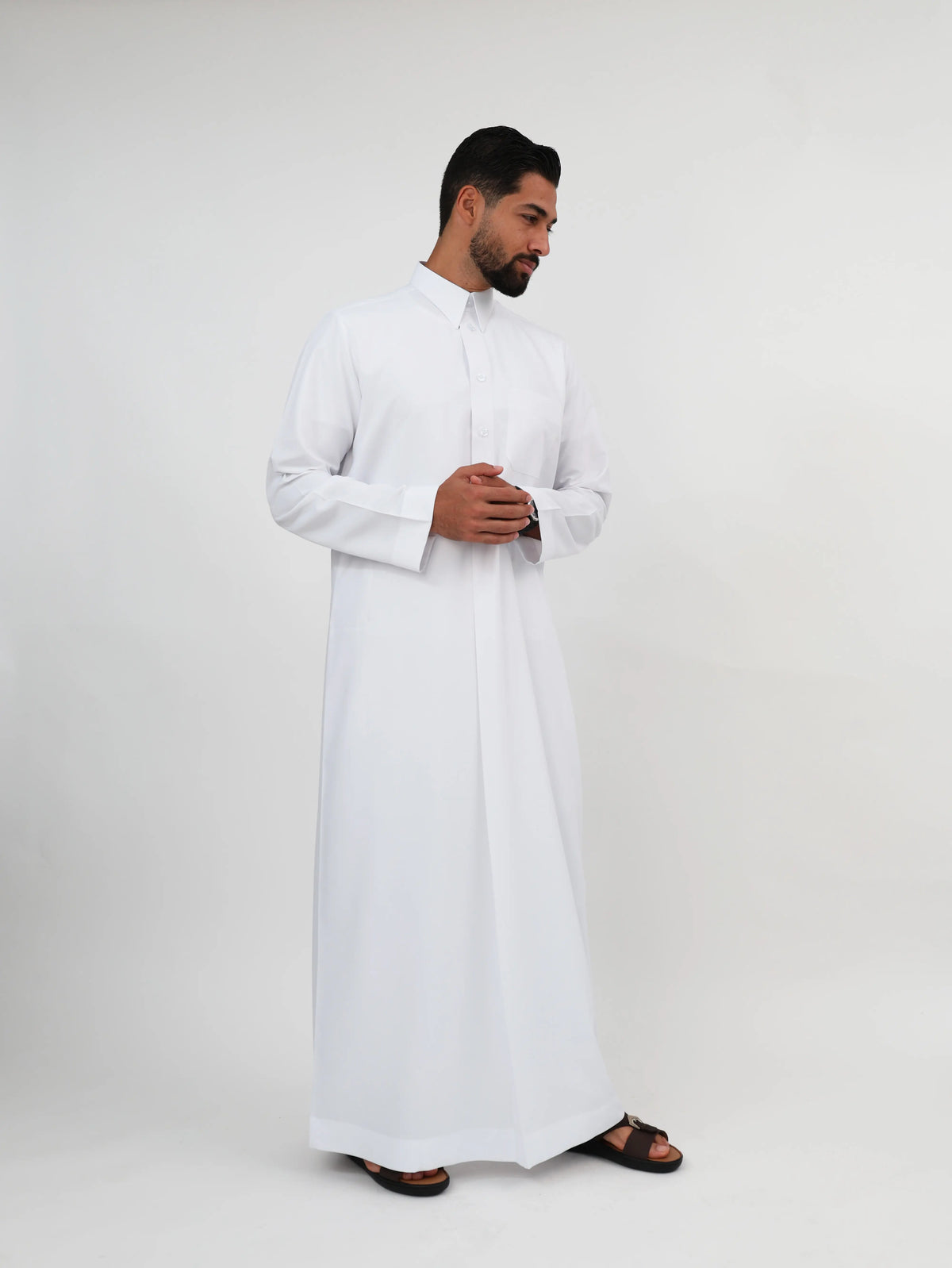 White Qatari Kandura