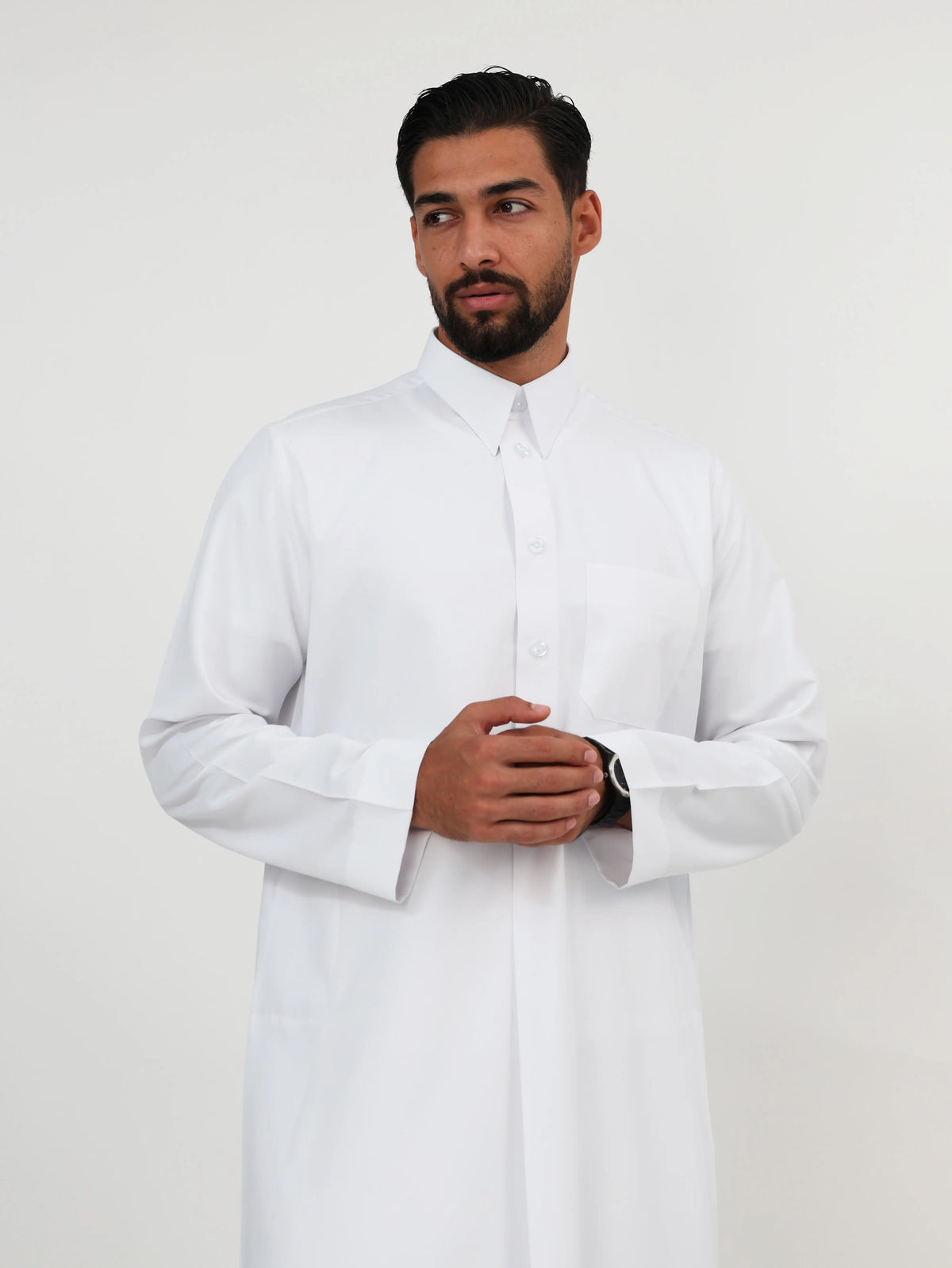 White Qatari Kandura
