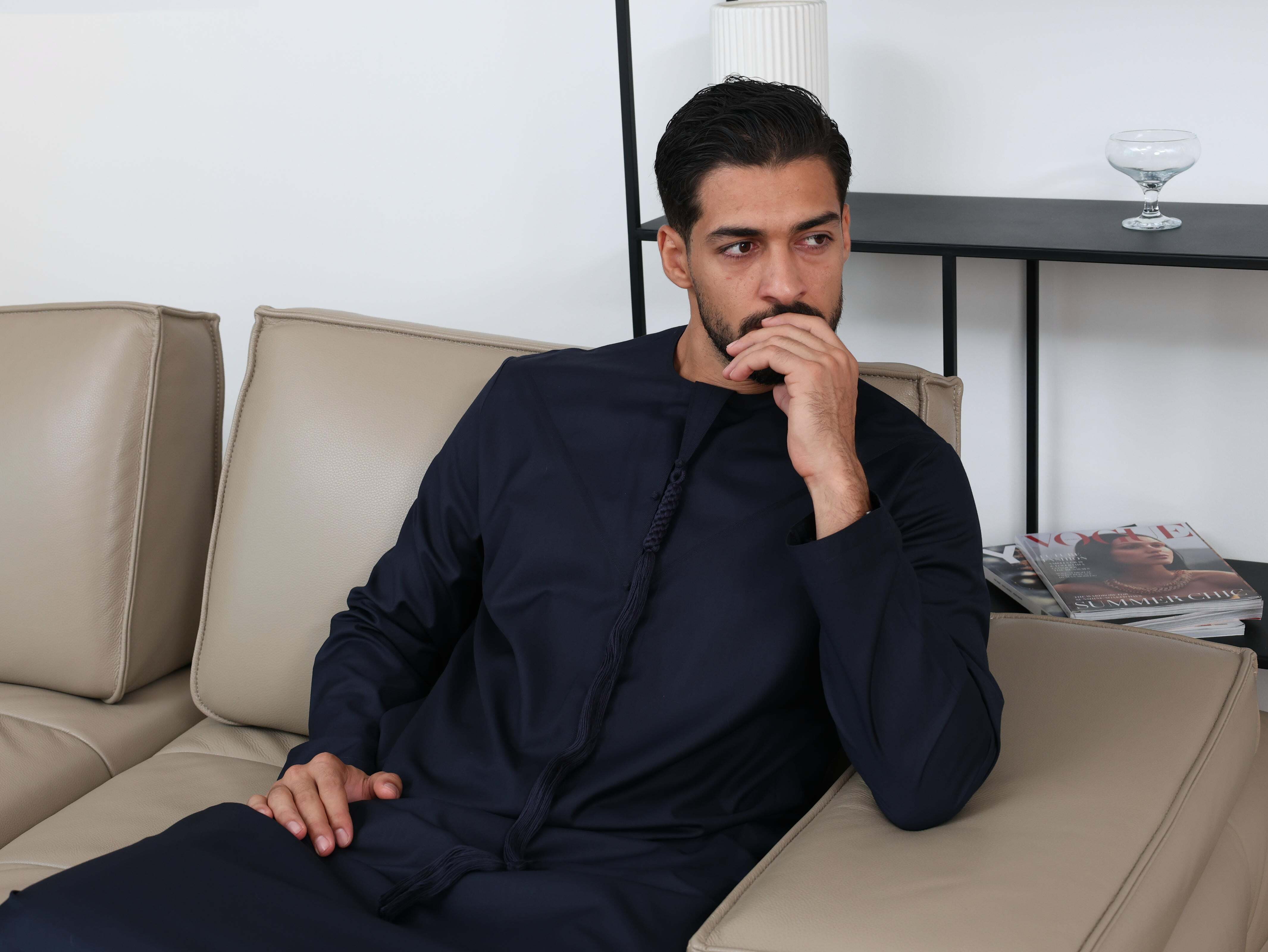 Emirati Kandura Navy Blue image 9