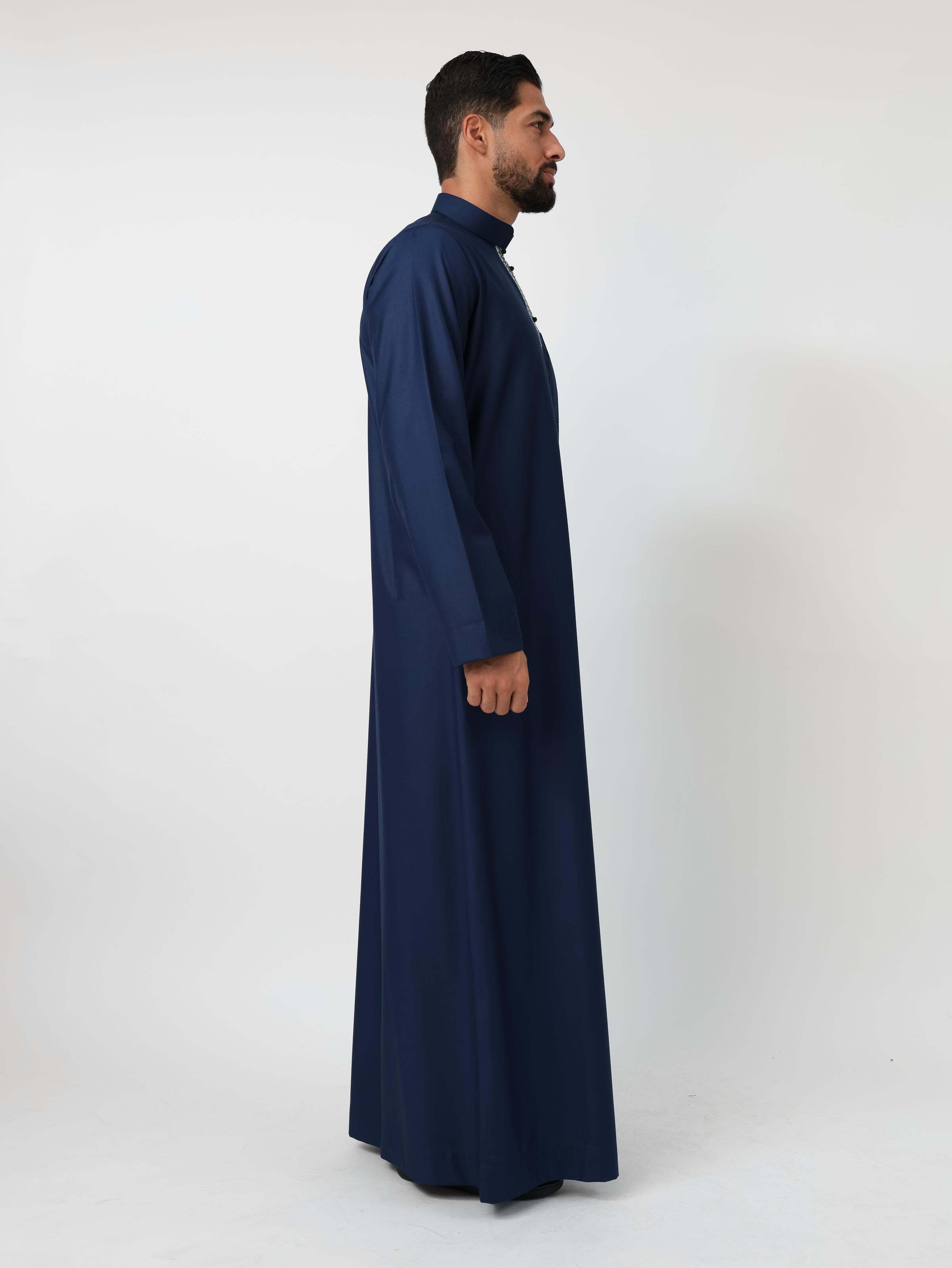Navy Blue Baharaini Kandura image 3