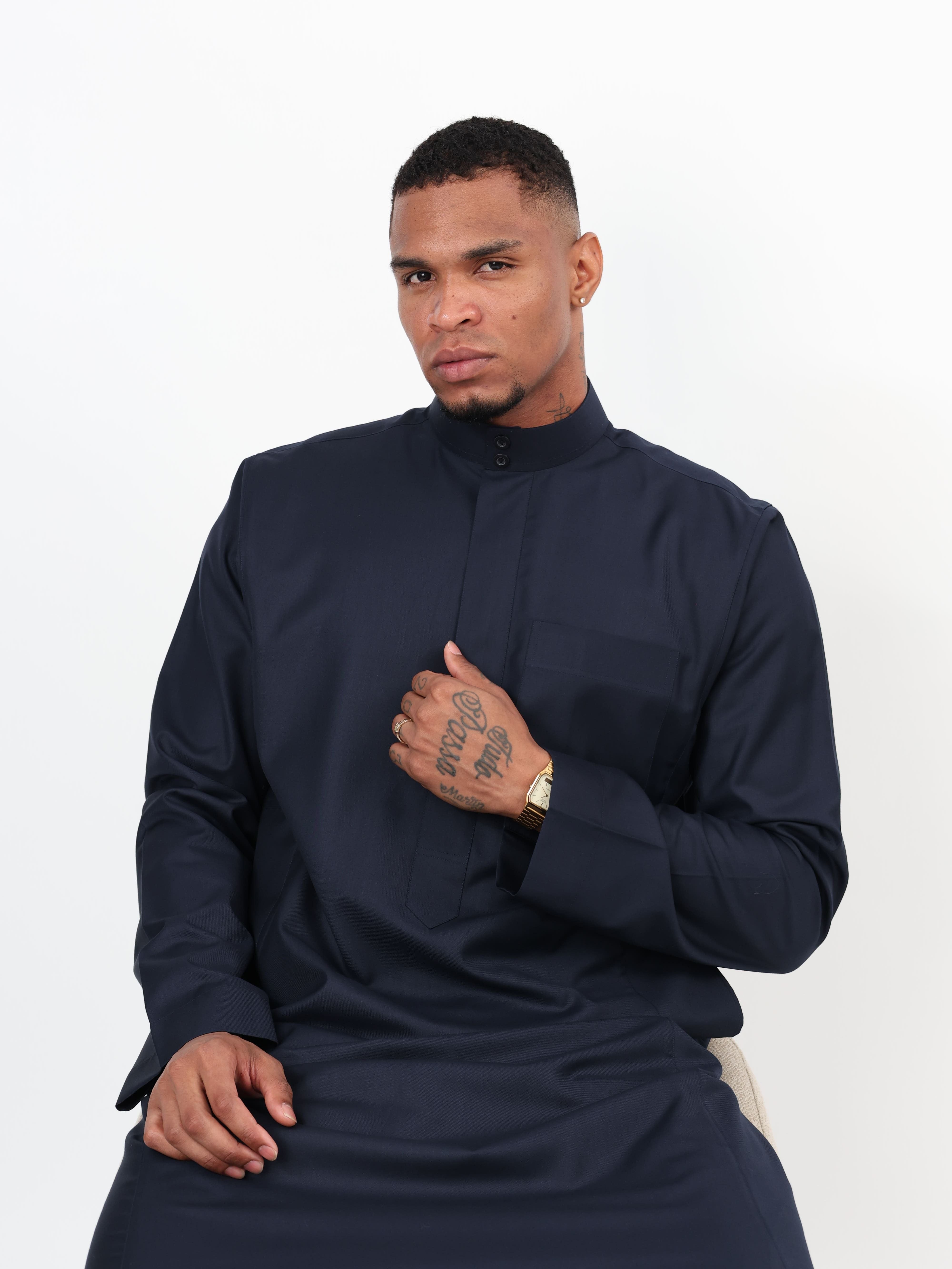 Navy Blue Bukhari Kandurah image 2