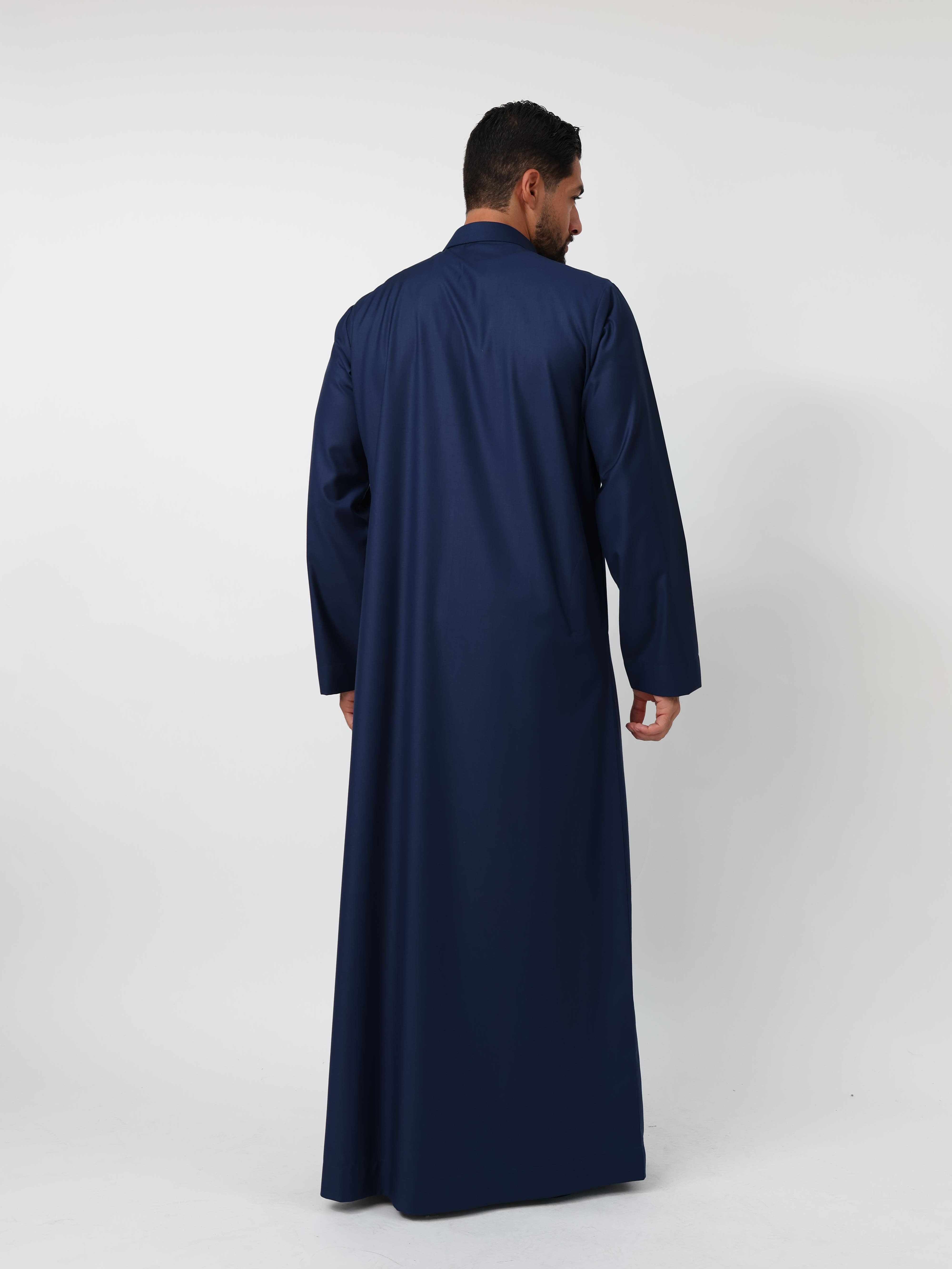 Navy Blue Baharaini Kandura image 4