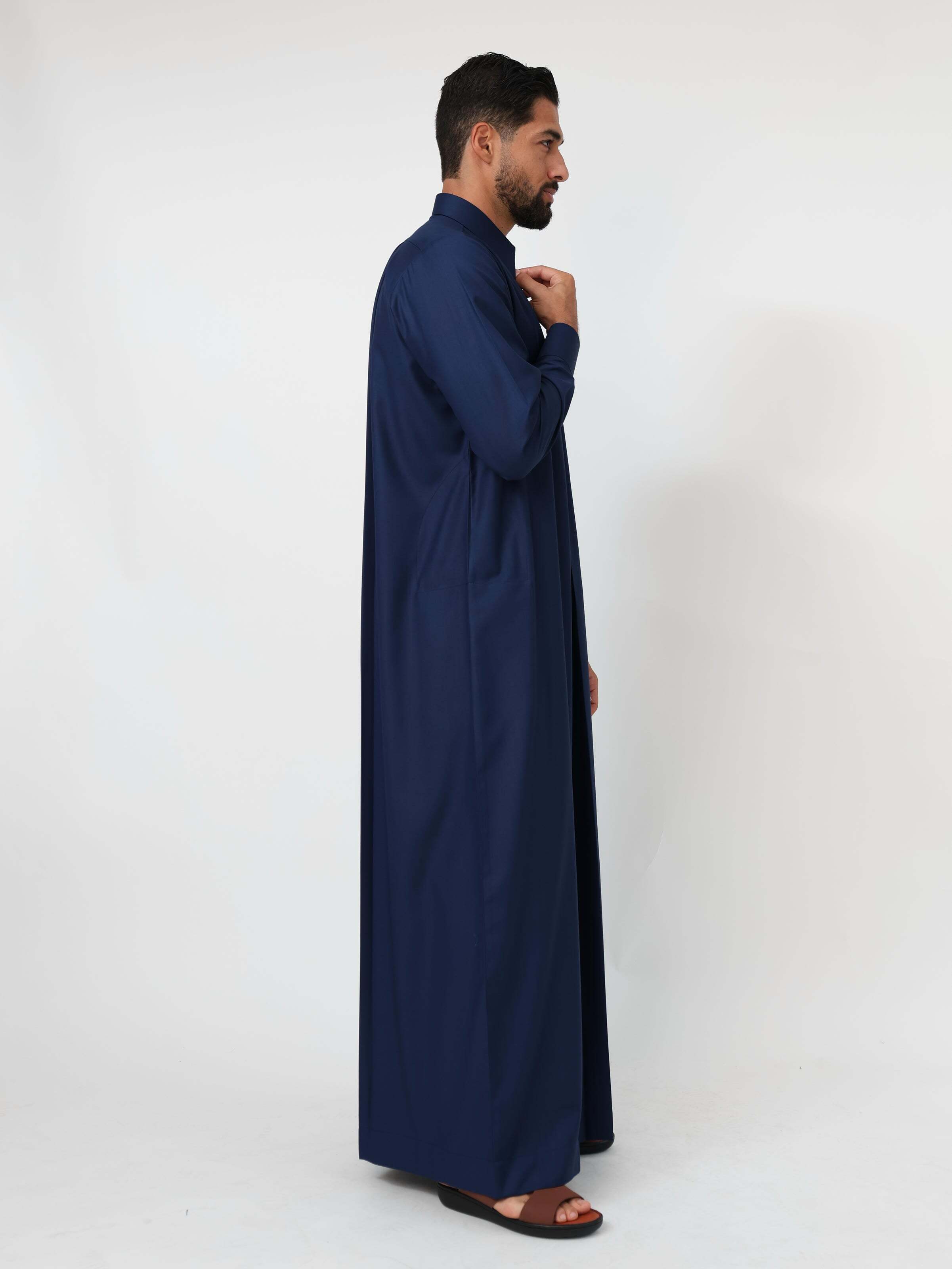 Navy Blue Qatari Kandura image 3