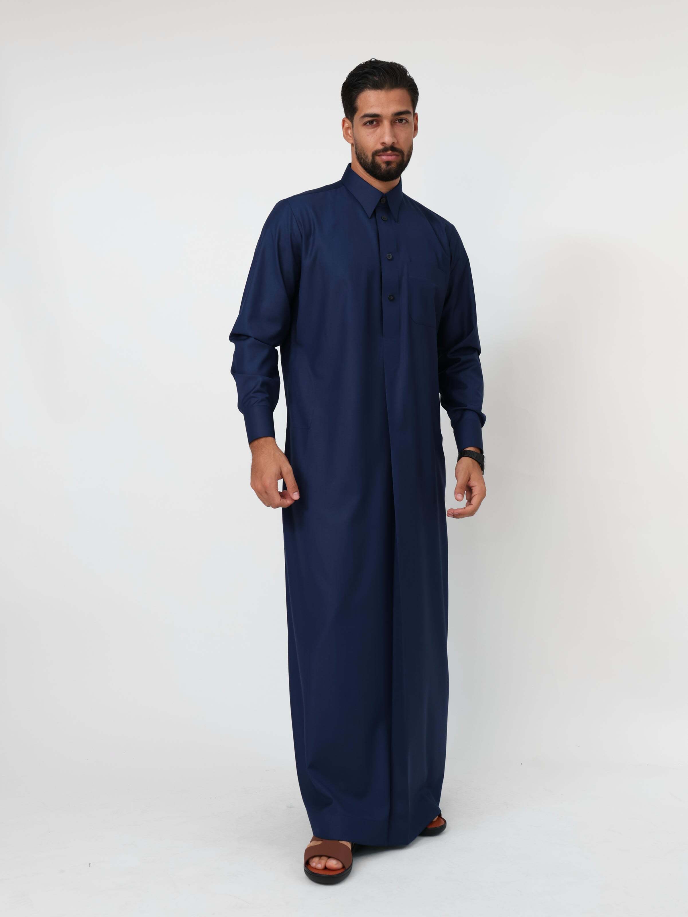 Navy Blue Qatari Kandura image 0