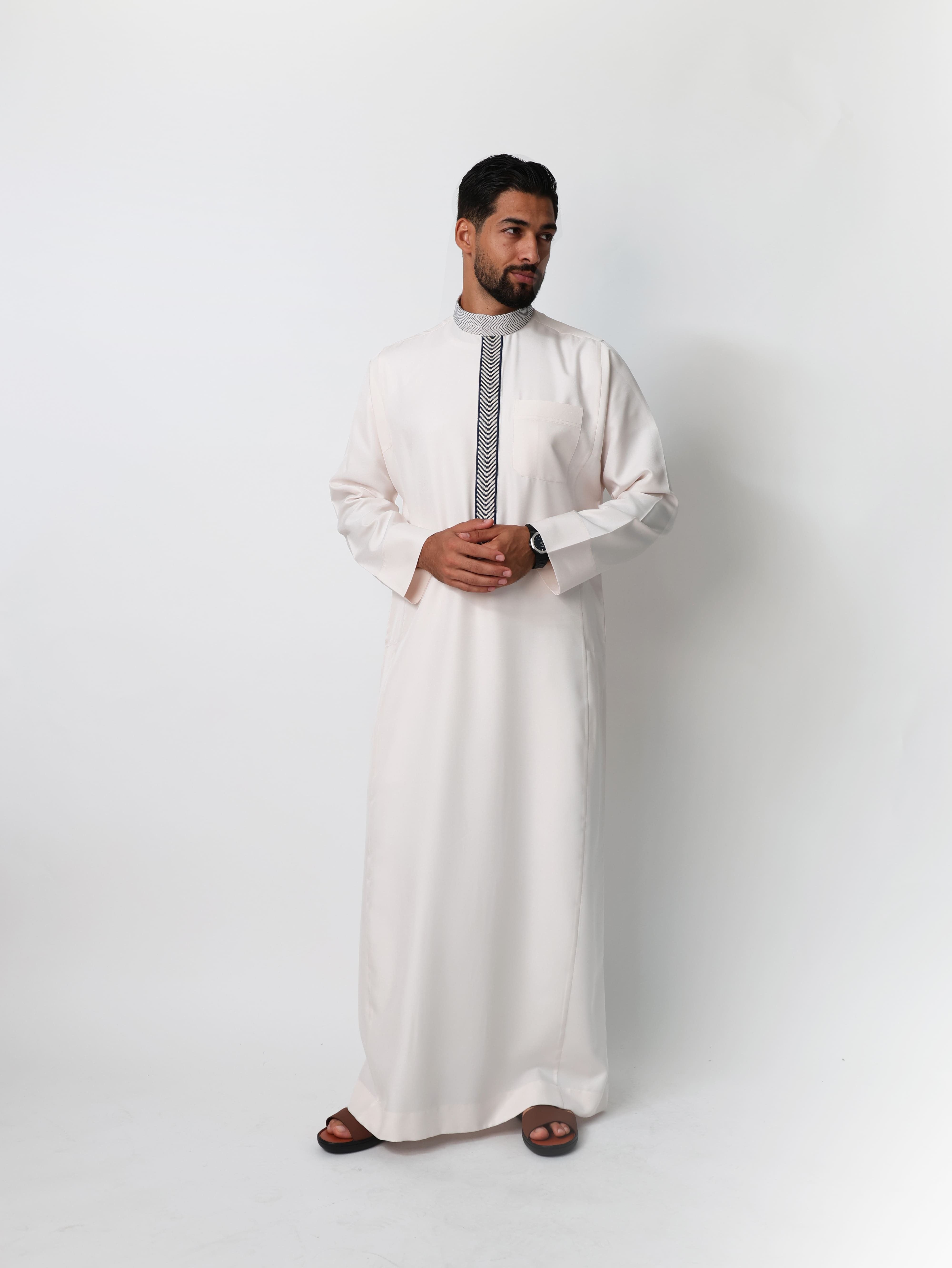 Cream Kuwaiti Kandura image 0