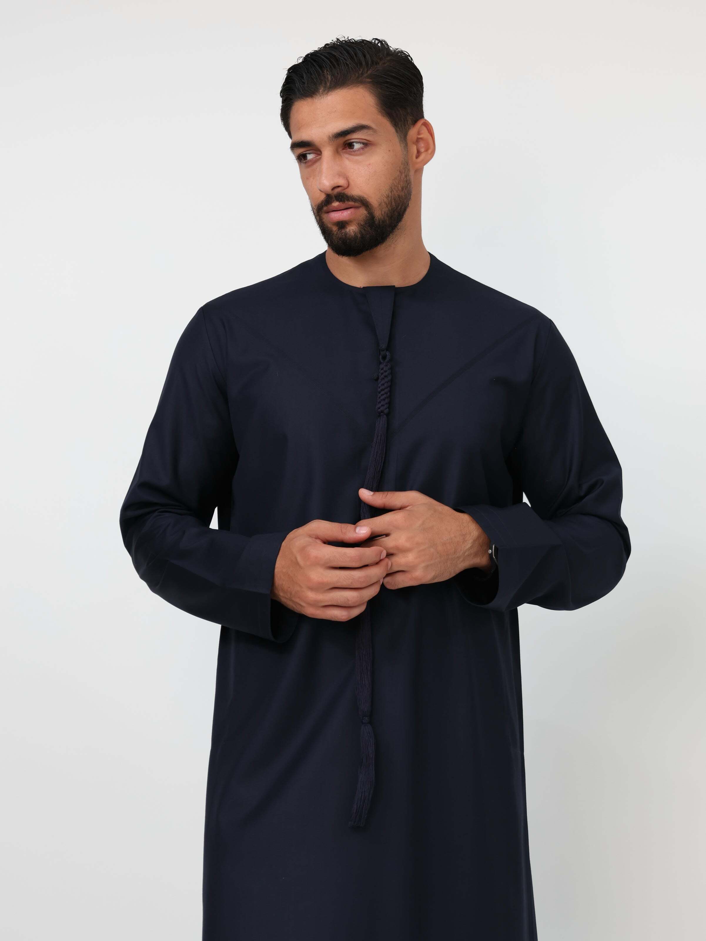 Emirati Kandura Navy Blue image 5